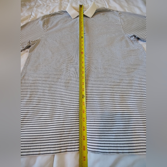 Men's Jos. A. Bank Leadbetter Striped Golf Shirt (Med) π©Άβ³ππ€π©Ά - Picture 12 of 16